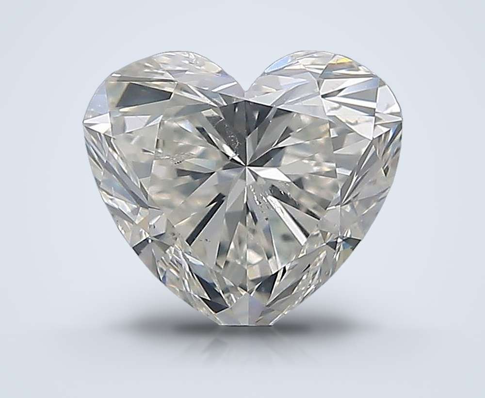 2.01ct J SI2 Rare Carat Ideal Cut Heart Diamond