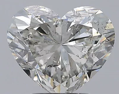 2.51ct H SI2 Rare Carat Ideal Cut Heart Diamond