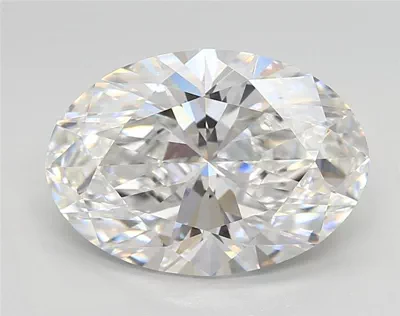 3.86ct E VVS2 Rare Carat Ideal Cut Oval Lab Grown Diamond