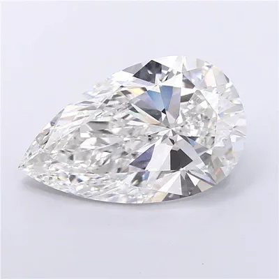 7.07ct E VS1 Rare Carat Ideal Cut Pear Lab Grown Diamond