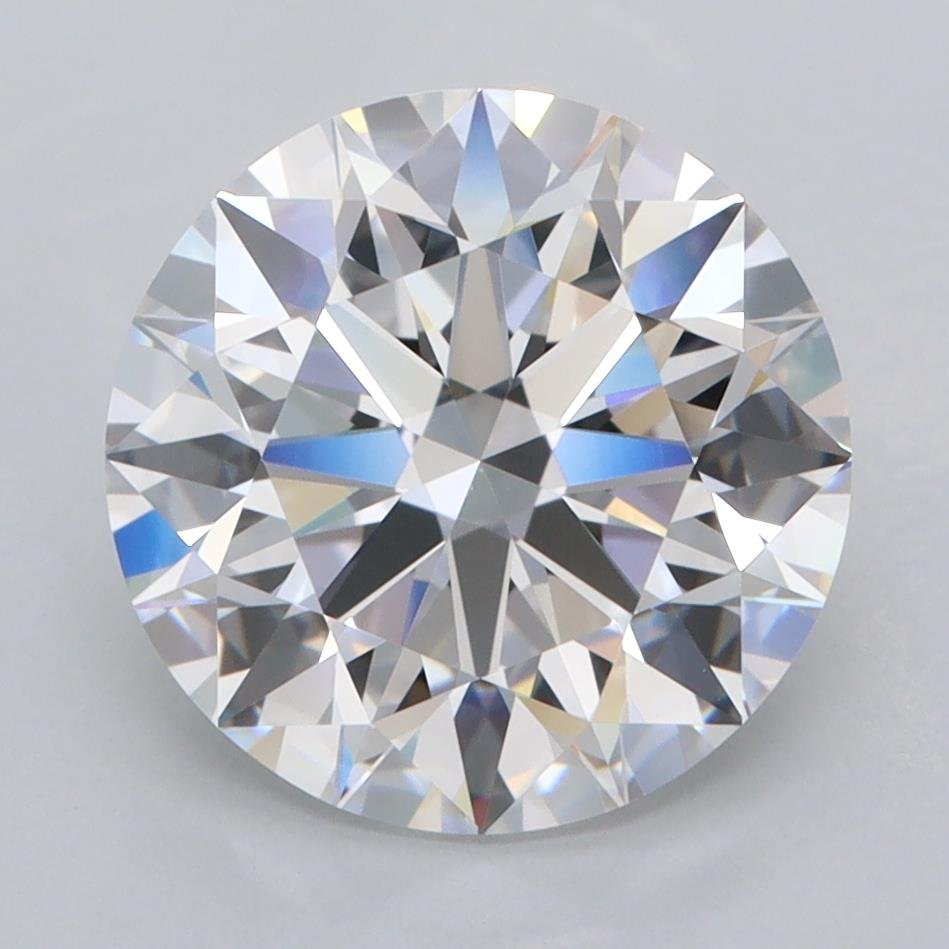 3.94ct D FL Rare Carat Ideal Cut Round Lab Grown Diamond