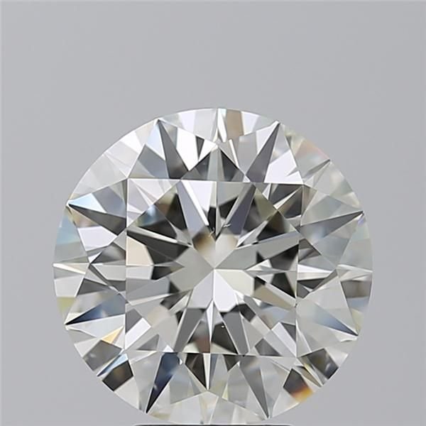 5.01ct J VS2 Rare Carat Ideal Cut Round Diamond