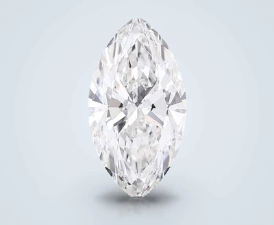 4.05ct F VS1 Rare Carat Ideal Cut Marquise Lab Grown Diamond