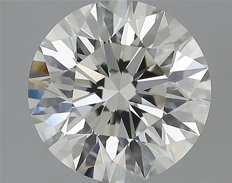 3.01ct J VS1 Rare Carat Ideal Cut Round Diamond