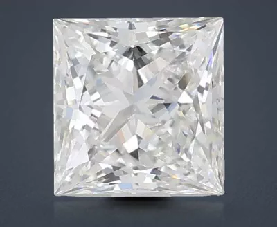 1.08ct E VVS2 Rare Carat Ideal Cut Princess Lab Grown Diamond
