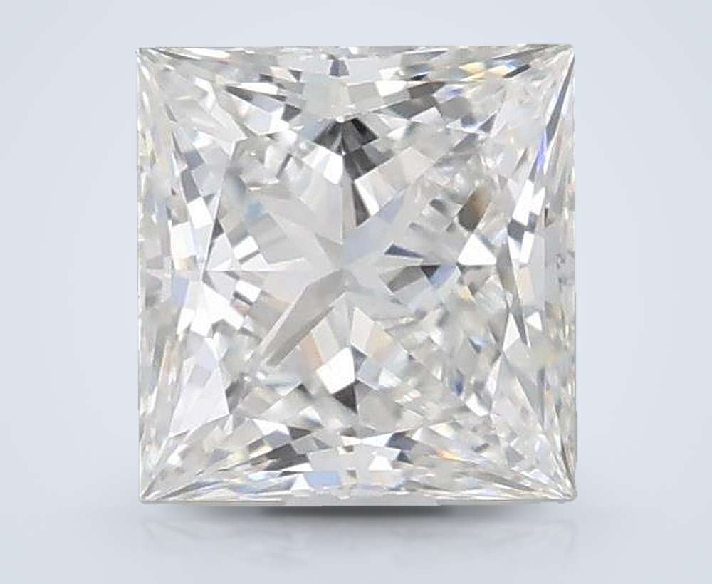 1.08ct E VVS2 Rare Carat Ideal Cut Princess Lab Grown Diamond