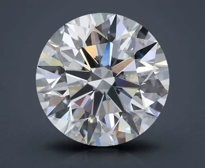 3.44ct E VS1 Rare Carat Ideal Cut Round Lab Grown Diamond