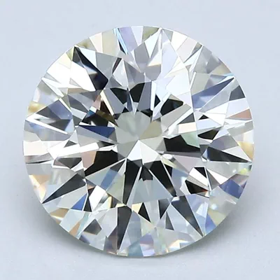 2.68ct K VVS1 Rare Carat Ideal Cut Round Diamond