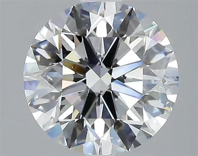 2.74ct E SI1 Rare Carat Ideal Cut Round Diamond