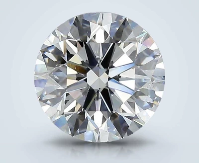 2.74ct E SI1 Rare Carat Ideal Cut Round Diamond