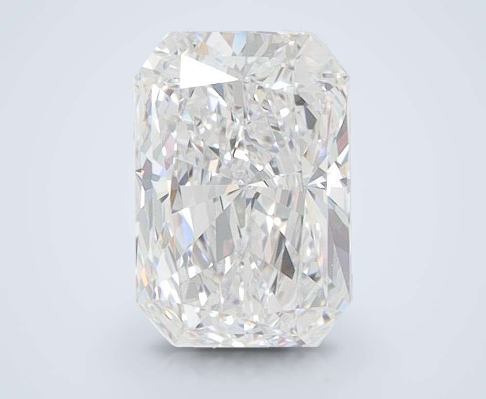 1.23ct D VVS1 Rare Carat Ideal Cut Radiant Lab Grown Diamond