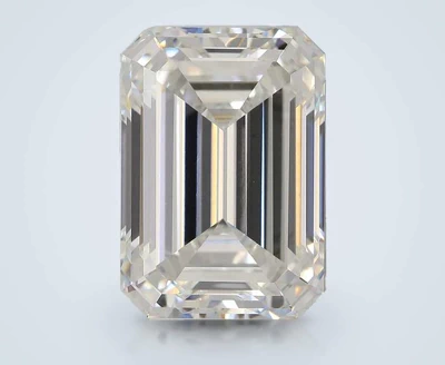 6.06ct F VVS2 Rare Carat Ideal Cut Emerald Lab Grown Diamond