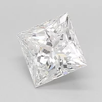 2.02ct E VVS2 Rare Carat Ideal Cut Princess Lab Grown Diamond