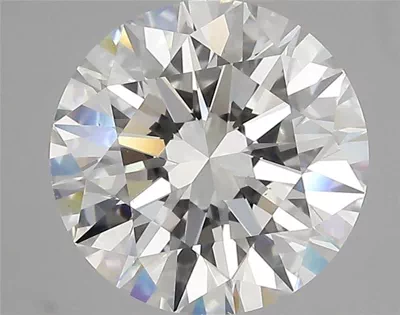 4.01ct H VS2 Rare Carat Ideal Cut Round Diamond
