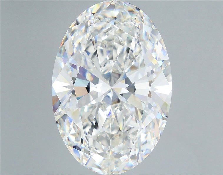 14.07ct F VS1 Rare Carat Ideal Cut Oval Lab Grown Diamond