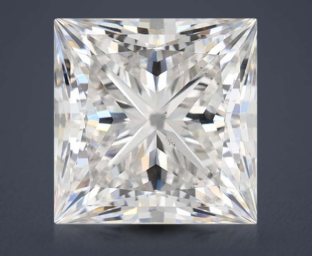 5.50ct F VS2 Rare Carat Ideal Cut Princess Lab Grown Diamond