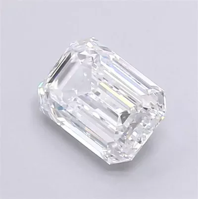 1.12ct D VVS1 Rare Carat Ideal Cut Emerald Lab Grown Diamond