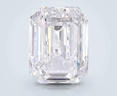 1.12ct D VVS1 Rare Carat Ideal Cut Emerald Lab Grown Diamond