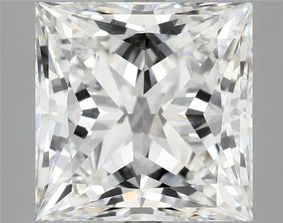 8.10ct F VVS2 Rare Carat Ideal Cut Princess Lab Grown Diamond