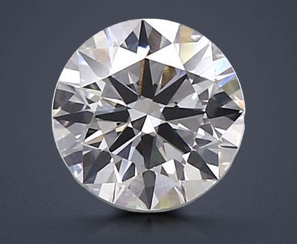 1.06ct H VS1 Rare Carat Ideal Cut Round Lab Grown Diamond