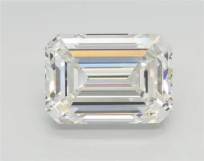 4.54ct H VVS2 Rare Carat Ideal Cut Emerald Lab Grown Diamond