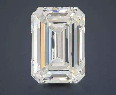 4.54ct H VVS2 Rare Carat Ideal Cut Emerald Lab Grown Diamond