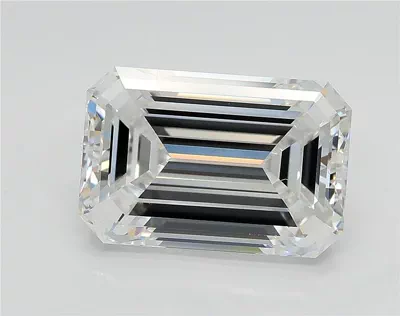 4.02ct D VS2 Rare Carat Ideal Cut Emerald Lab Grown Diamond