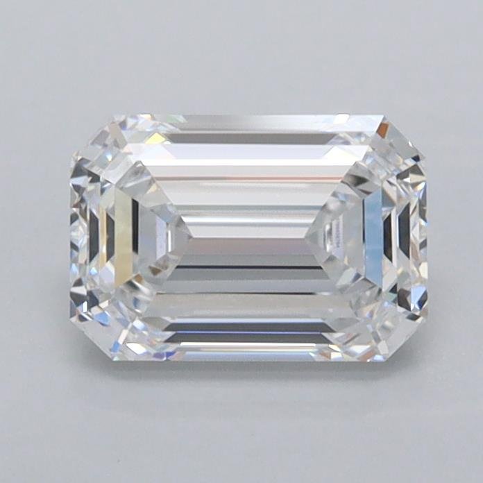 1.11ct D VVS1 Excellent Cut Emerald Lab Grown Diamond