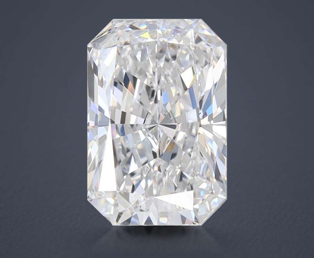 1.01ct D VVS2 Rare Carat Ideal Cut Radiant Lab Grown Diamond