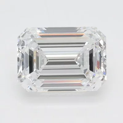 1.19ct D VVS1 Excellent Cut Emerald Lab Grown Diamond