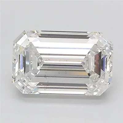 2.18ct E VS2 Very Good Cut Emerald Lab Grown Diamond