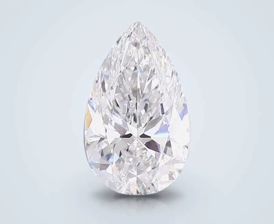 3.52ct E VS2 Rare Carat Ideal Cut Pear Lab Grown Diamond