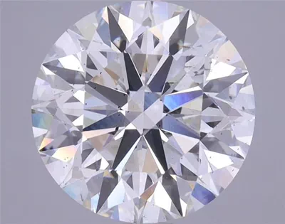 3.51ct F SI1 Excellent Cut Round Lab Grown Diamond