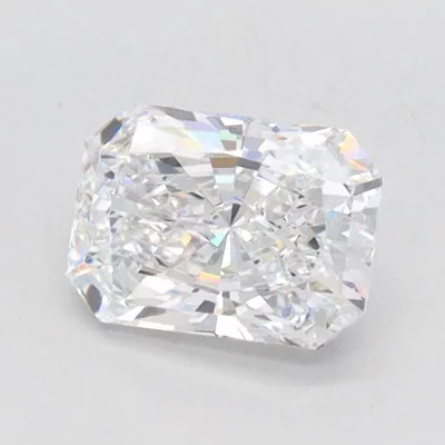 1.09ct D VVS1 Rare Carat Ideal Cut Radiant Lab Grown Diamond