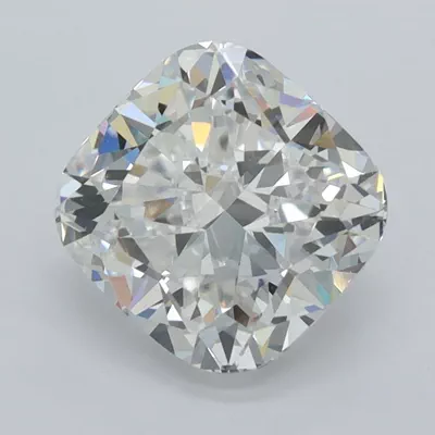 2.54ct D VVS1 Very Good Cut Cushion Lab Grown Diamond