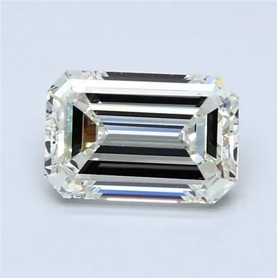 3.05ct K VS1 Rare Carat Ideal Cut Emerald Diamond