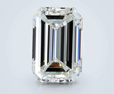 3.05ct K VS1 Rare Carat Ideal Cut Emerald Diamond