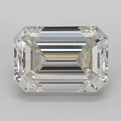 4.93ct G VS1 Rare Carat Ideal Cut Emerald Lab Grown Diamond