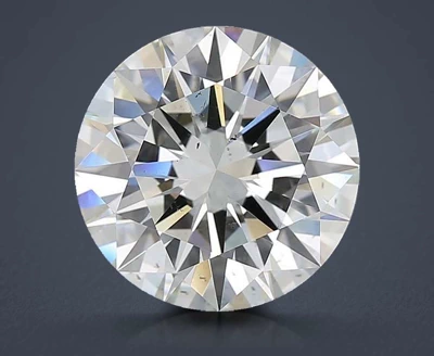 5.48ct I SI1 Rare Carat Ideal Cut Round Diamond
