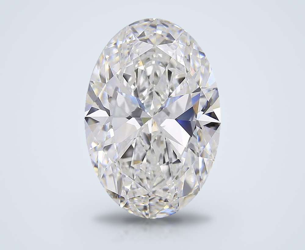 15.06ct F VVS2 Rare Carat Ideal Cut Oval Lab Grown Diamond