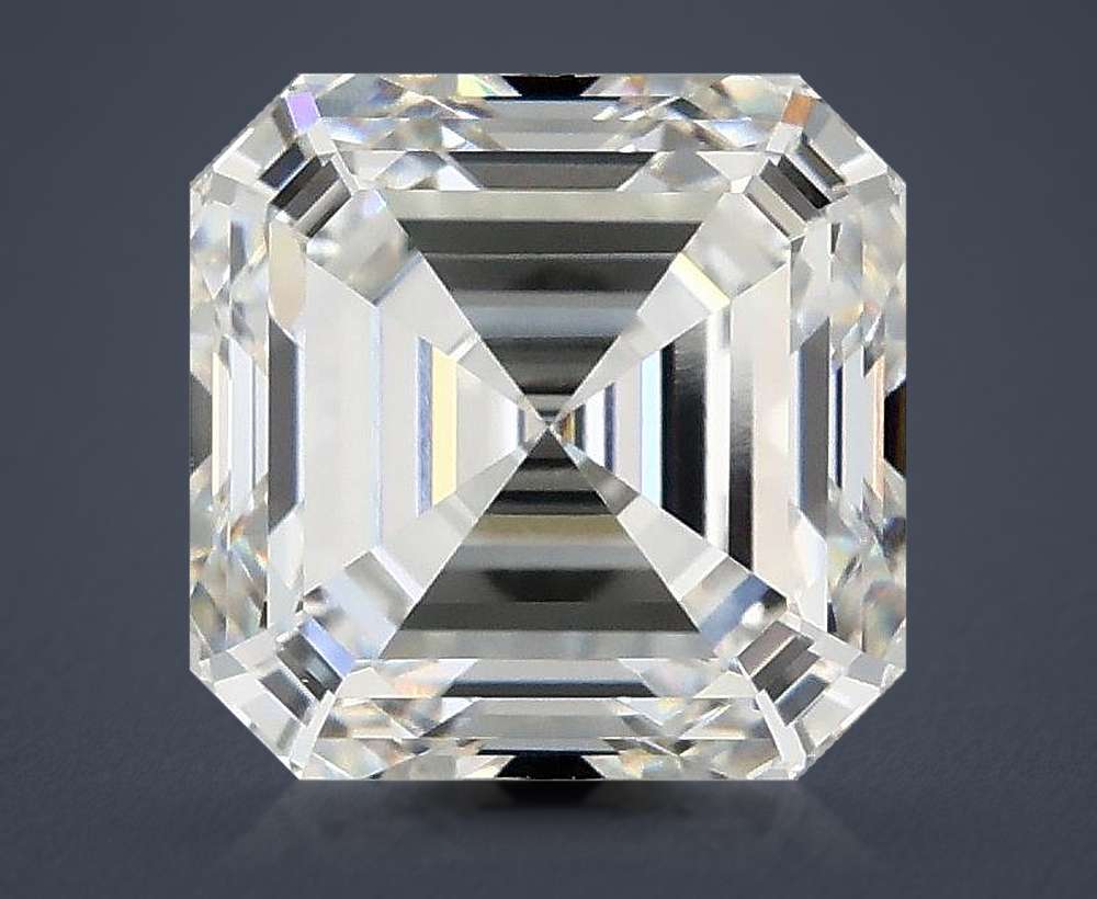3.05ct E VVS2 Rare Carat Ideal Cut Asscher Lab Grown Diamond