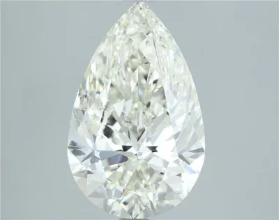 3.03ct J SI2 Rare Carat Ideal Cut Pear Diamond