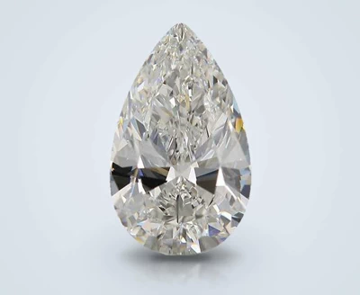 6.31ct G IF Rare Carat Ideal Cut Pear Diamond