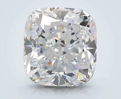 6.08ct F VVS1 Good Cut Cushion Lab Grown Diamond