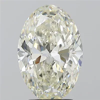 3.03ct I VS2 Rare Carat Ideal Cut Oval Diamond
