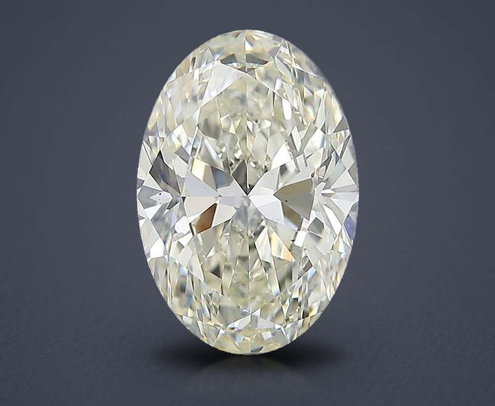 3.03ct I VS2 Rare Carat Ideal Cut Oval Diamond