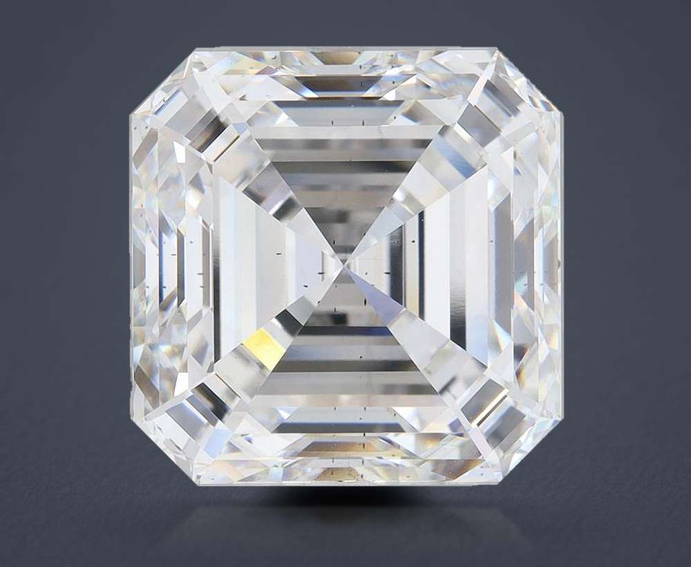 21.04ct F VS2 Rare Carat Ideal Cut Asscher Lab Grown Diamond
