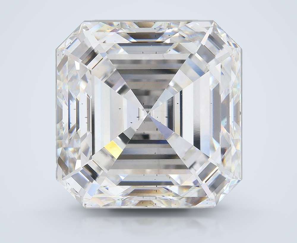 21.04ct F VS2 Rare Carat Ideal Cut Asscher Lab Grown Diamond