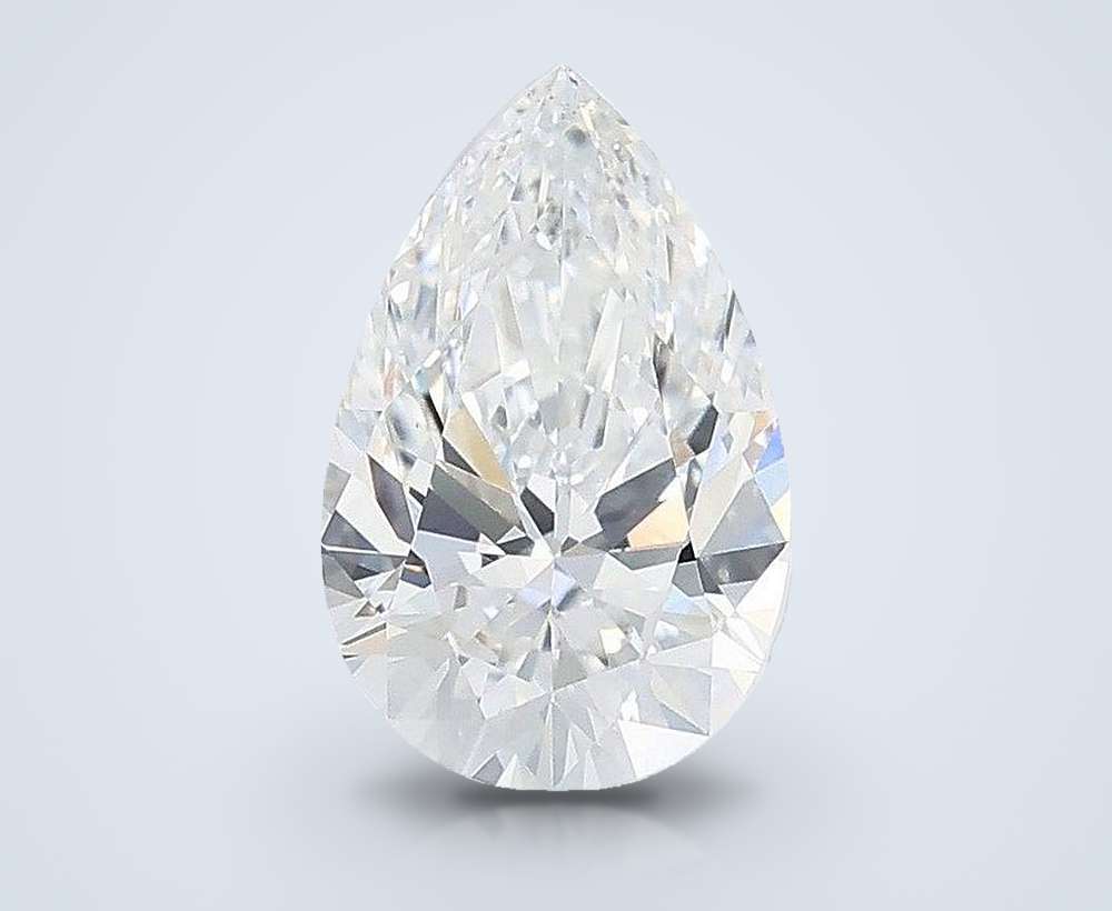1.51ct E VS1 Rare Carat Ideal Cut Pear Lab Grown Diamond