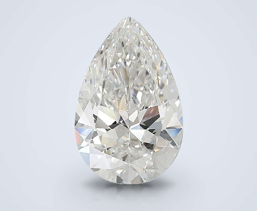 2.57ct E VS2 Rare Carat Ideal Cut Pear Lab Grown Diamond